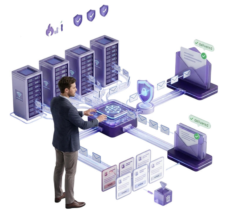 Sending Servers & Deliverability — GetBiz Campaign
