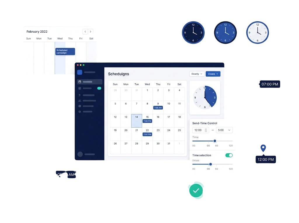 GetBiz Campaign scheduling & timezone sending