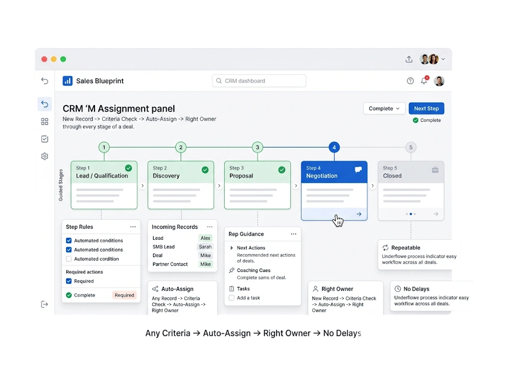 CRM assignment rule