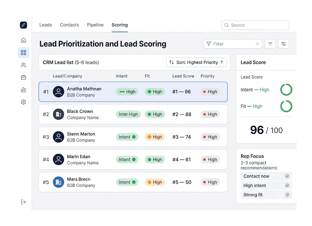 Focus on the best leads.