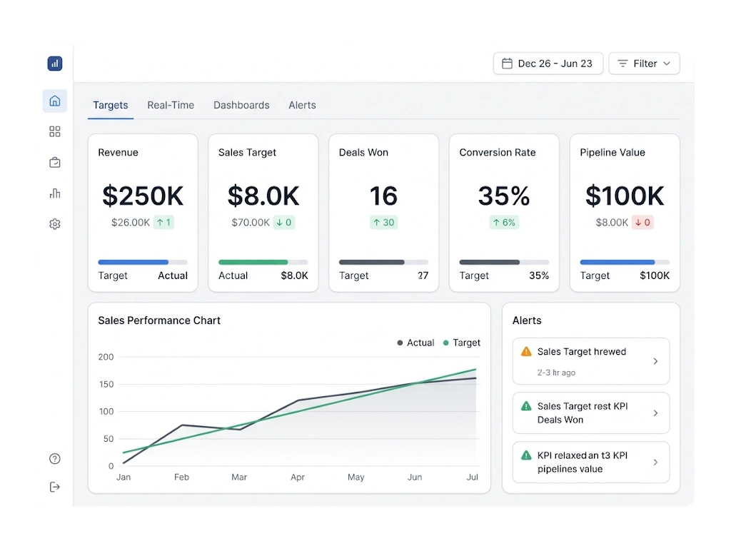 GetBiz CRM kpis