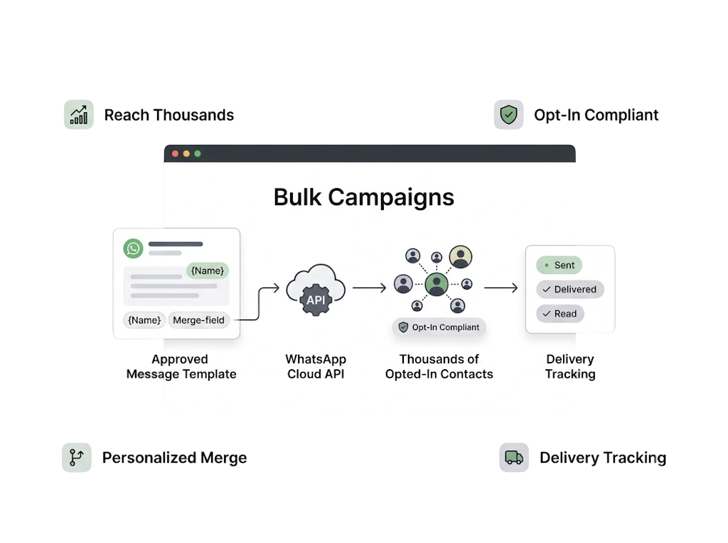GetBiz WhatsApp bulk campaigns