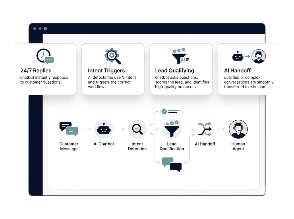GetBiz WhatsApp chatbot automation